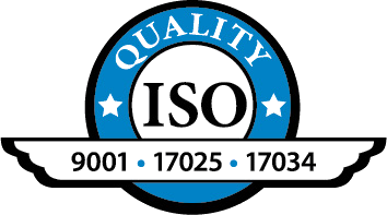 ISO 9001 · 17025 · 17034