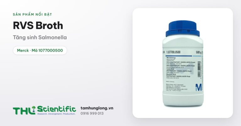 Rappaport-Vassiliadis (RVS) broth – môi trường tăng sinh Salmonella – 500 g
