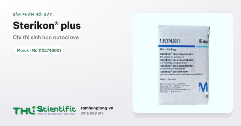 Sterikon® plus Bioindicator – kiểm tra hiệu quả tiệt trùng autoclave (15 ống)
